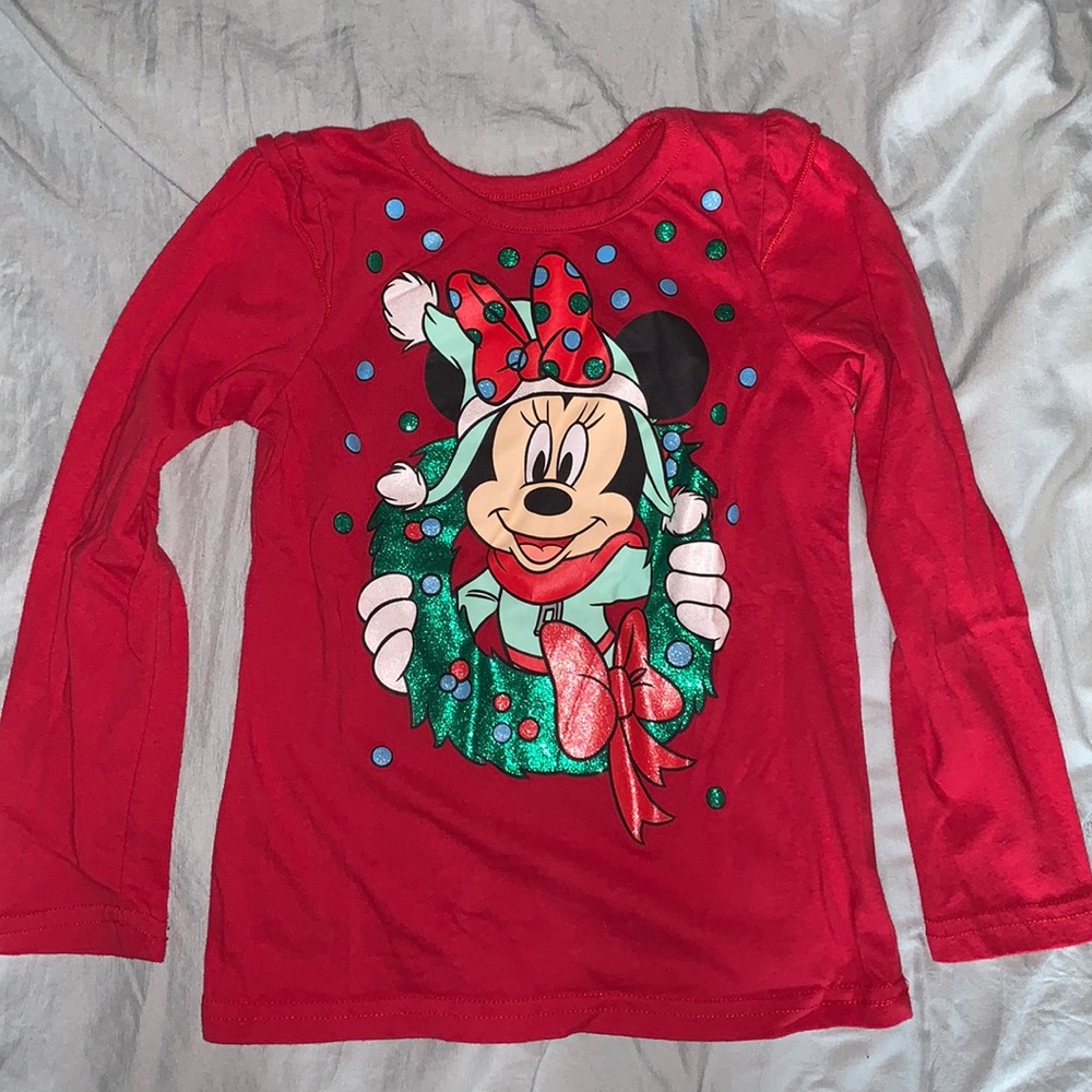 Minnie Mouse Christmas long sleeve shirt